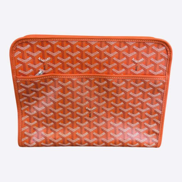 Goyard Orange Jouvence GM Toiletry Bag - Picture 1 of 6